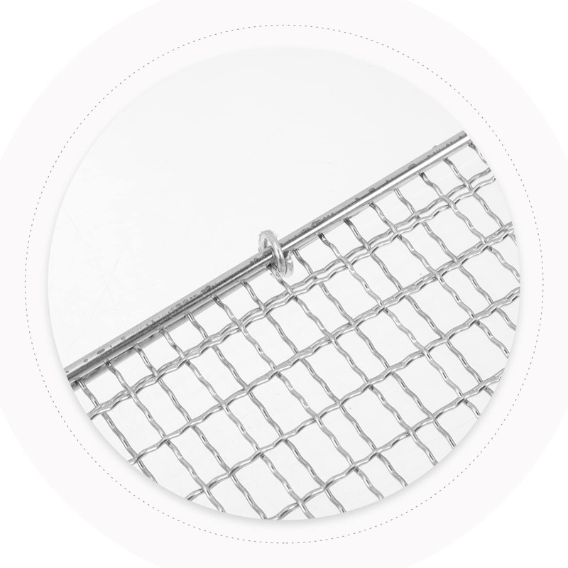 Yardwe Fish Grilling Basket Stainless Steel Barbecue BBQ Grill Basket