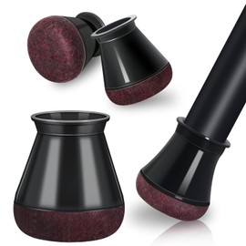 Wzenclave16 Piezas Protectores para Patas de Sillas Almohadillas Antideslizantes Silicona y Fieltro para Muebles Protección para Pisos Duros Madera, Cerámica y Laminado, Evita Ruidos y Rayaduras
