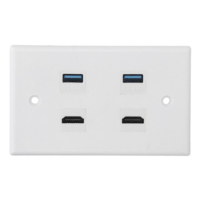 2 HD Multimedia Interface 2 USB3.0 Ports Panel Weld Free
