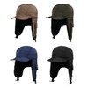 Clape Winter Trapper Hat Outdoor Bomber Earflap Hat with Visor