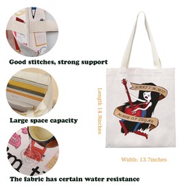 Cartoon Movie Merchandise Tote Bag Marceline Concert Lover Gift Marceline Guitar Shoulder Bag The Vampire Queen Gift For Fans (Sugar Tote)