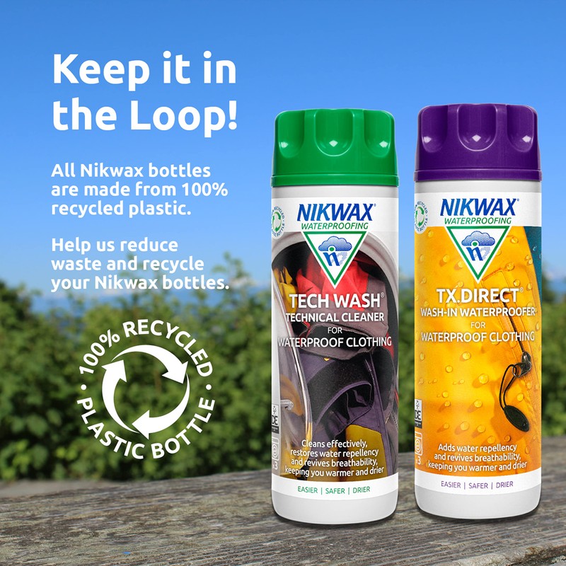 Nikwax TECH WASH & TX.DIRECT Twin Pack, Clean and Proof,