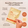 Vitamin D3 + K2 and Biotin, 3 in 1 Complex