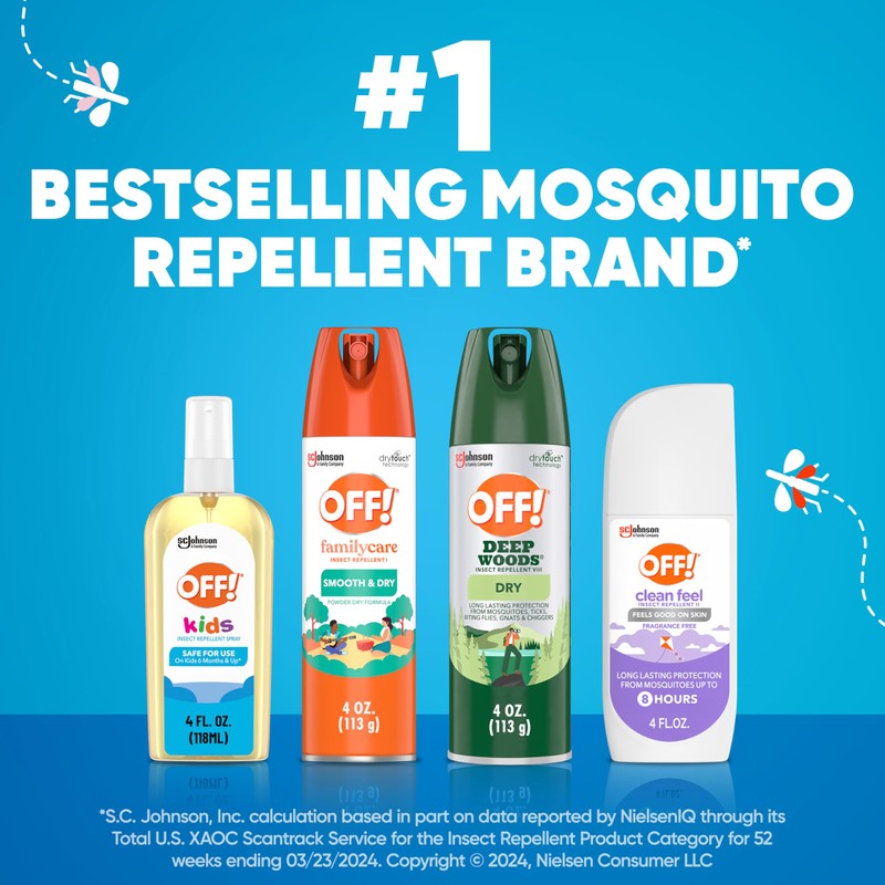 OFF! Kids Insect Repellent Spray, Botanically Inspired, Safe for Use