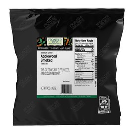 Frontier Applewood Smoked Sea Salt, 16 Ounce