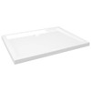 vidaXL Rectangular Shower Base Tray in Stylish High Gloss ABS