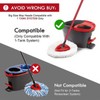 Spin Mop Head Replacement & Shower Floor Scrubberï¼for O Cedar