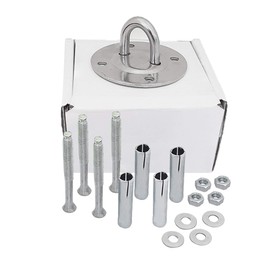 Tayga Soporte Pared Sencillo para Cuerdas de suspensión/Ligas con tornillería