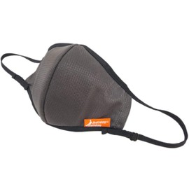 Vanguard Mask, Moisture Wicking, Quick Drying, Sports, Cool, 3D, Mesh, Comfortable, Coolmax, Washable, Fabric, Made in Japan, Individual Packaging, Gray, Large, Men's Approx. 5.9 x 9.1 inches (15 x 23 cm)