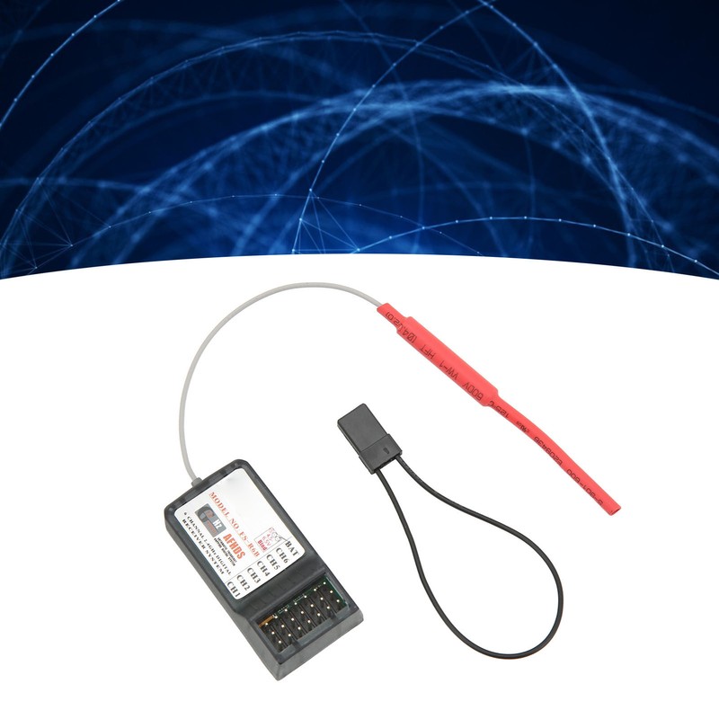 FS R6B 2.4Ghz 6CH RC Receiver for FlySky I6 I10
