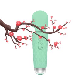 Aslotech Multi-Mode Small Electric Back Massager, Multiple Speeds and Modes Suitable for Leg and Back Relaxation, Green