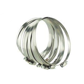 Tumble Dryer Vent Hose Clips 90-110mm for Attaching 4" Hose to Adaptor, 2 Clips Supplied