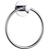 Stainless Steel Towel Ring, Wall Mounted Towel Hanger ,6.3 inches/16cm,