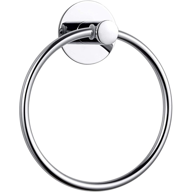 Stainless Steel Towel Ring, Wall Mounted Towel Hanger ,6.3 inches/16cm,