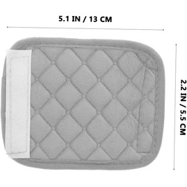 PRETYZOOM Protectores De Puertas De Coche Fundas Para Manijas De Automóvil De Terciopelo Antiarañazos Accesorio Decorativo Para Suv y Camionetas Cubiertas Para Pomo De Puerta Interior