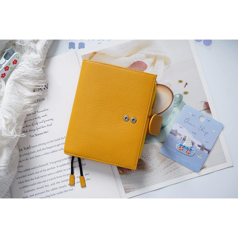 Moterm Leather Cover for A6 Notebook - Fits Hobonichi Cousin,