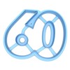 Sweet Prints Inc Number 60 Cookie Cutter - Dishwasher Safe