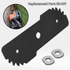 EB-007 Edge Hog Heavy-Duty Edger Replacement Blade Compatible with Black