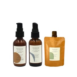 Remedios del Bosque Kit de Viaje, Hidrata, Protege del Sol y de Insectos, Tamaño para llevar en Avión, Especial para Playa, Incluye Repelente, Gel Alo