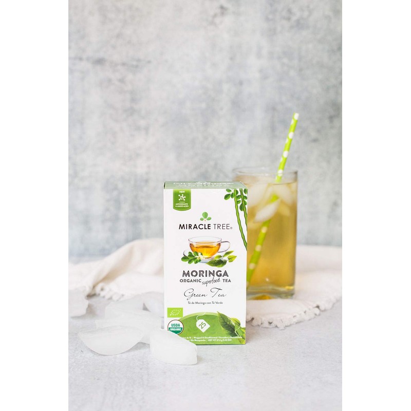 Miracle Tree - 3 Count of Organic Moringa Superfood Tea,