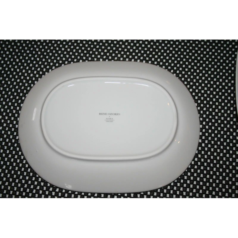 Rene Osorio 2 Steelite Rene Ozorio Aura Oval Porcelain Plates