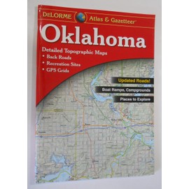 DeLorme Atlas & Gazetteer Paper Maps- Oklahoma (AA-008800-000)