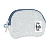 Half Round Coin Pouch Sweatshirt, H/Gray, One size