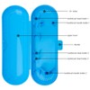 Nincha Portable Replacement Plastic Electric Toothbrush Travel Case for Oral-B