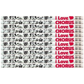 I Love Chorus - 36 Qty Package - Chorus Pencils - Express Pencils™