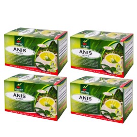 Hanan Anise Tea Te de Anis 100 Tea Bags All Natural Anise Herb in Filtered Teabag Peru