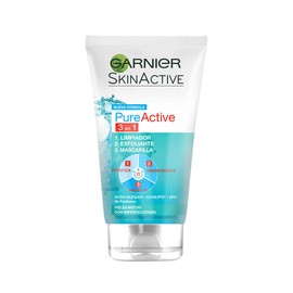 Garnier PureActive 3 en 1 Anti-Imperfecciones con Arcilla, 150ml