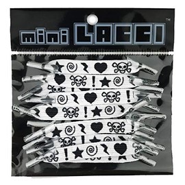 Elastic Shoelaces, One Size, Multicoloured, 12 per pack for non-lacing shoes, Stamp