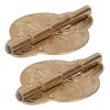 generic Bisagra Antigua De Latón Pequeña De 2 Juegos Para