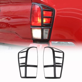Tail Light Guard Covers Compatible with Toyota Tacoma 2016-2023, Rear Taillight Lamp Cover Trim Protector Exterior Accessories (Matte Black)
