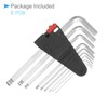 CoCud L-Handle Hex Key Wrench, 1.5/2/2.5/3/3.5/4/5/6/8/10mm Metric, L-Shape Hexagon Wrenches