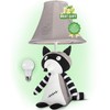 Raccoon Lamp for Boys Girls Room w LED Bulb, Animal