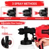 DEKOPRO Paint Sprayer, 700W Electric Spray Paint Gun for House