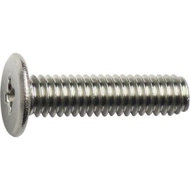 TRUSCO TFSS0430 Ultra Low Head Machine Screws, Stainless Steel M4X30, 8 Pieces