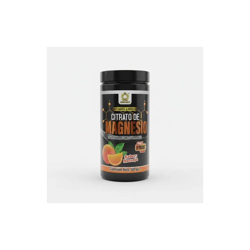 Citrato Magnesio Polvo Sabor Naranja 500 Herbomex