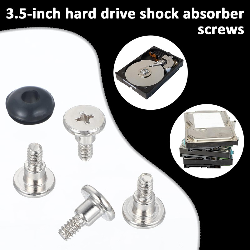 12 Pack 3.5 inch HDD Screws Hard Disk Drive Shockproof