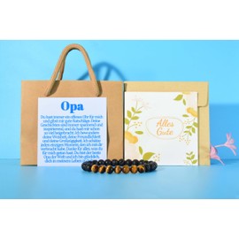 Bonus Grandpa Bracelet Grandson Gifts Uropa Bonus Grandpa for Great-Grandfather Bracelets My Grandfather Gift for Birthday Father's Day Father's Day Gifts Birthday Gift Men Jewellery Gift Idea