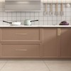 BUKOBYHE 10 Pack 5Inch Kitchen Cabinet Handles Brushed Brass Knurled
