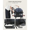 OJCME 3 in 1 Pet Carrier Stroller with Detachable Carrier,