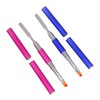 FOMIYES Nail Art Extension Brush 2pcs Manicure Pen Light Therapy