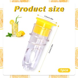 Lemon Squeezers, Lemon Juicer, Juicer Hand for Kitchen, Lemon Squeezer with Built-in Filter, BPA-Free Plastic Screw Top Lemon Squeezer, Portable Hand Juicer for Extracting Fresh Juice