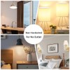 BLUEYE Rechargeable Battery Operated Light Bulb,2Packs,300LM,40W Equivalent,E26 Detachable Charging(E12 available),4