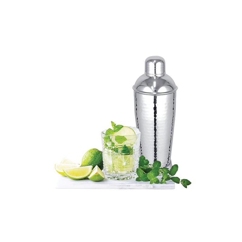 Avanti Providence Hammered Cocktail Shaker 750 ml Capacity