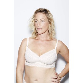 The Dairy Fairy Ayla: Underwire Nursing and Hands-Free Pumping Bra,Medium / 3,Cream