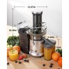 GDOR Powerful 1200W Juicer with Larger 3.2" Feed Chute, Titanium