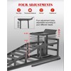 5T Hydraulic Car Ramps - 4-Position Adjustable Height (11.61” to